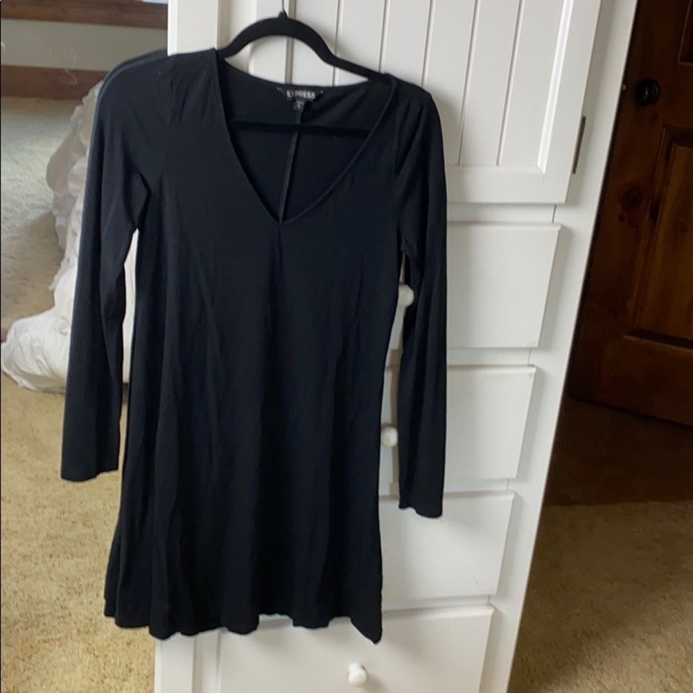 Long Sleeve Black Dress